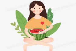 女生头像吃瓜手绘,手绘女生头像中的吃瓜瞬间