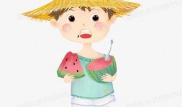 男孩吃瓜头像微风,男孩吃瓜头像尽显悠闲时光