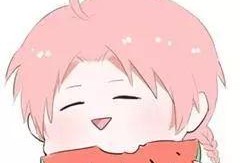 粉色头像吃瓜漫画