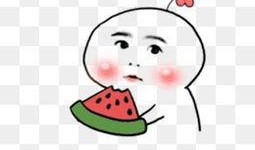 吃瓜动画素材,动画素材中的吃瓜盛宴