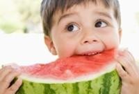 吃瓜头像孩子图片,吃瓜头像与孩子纯真瞬间